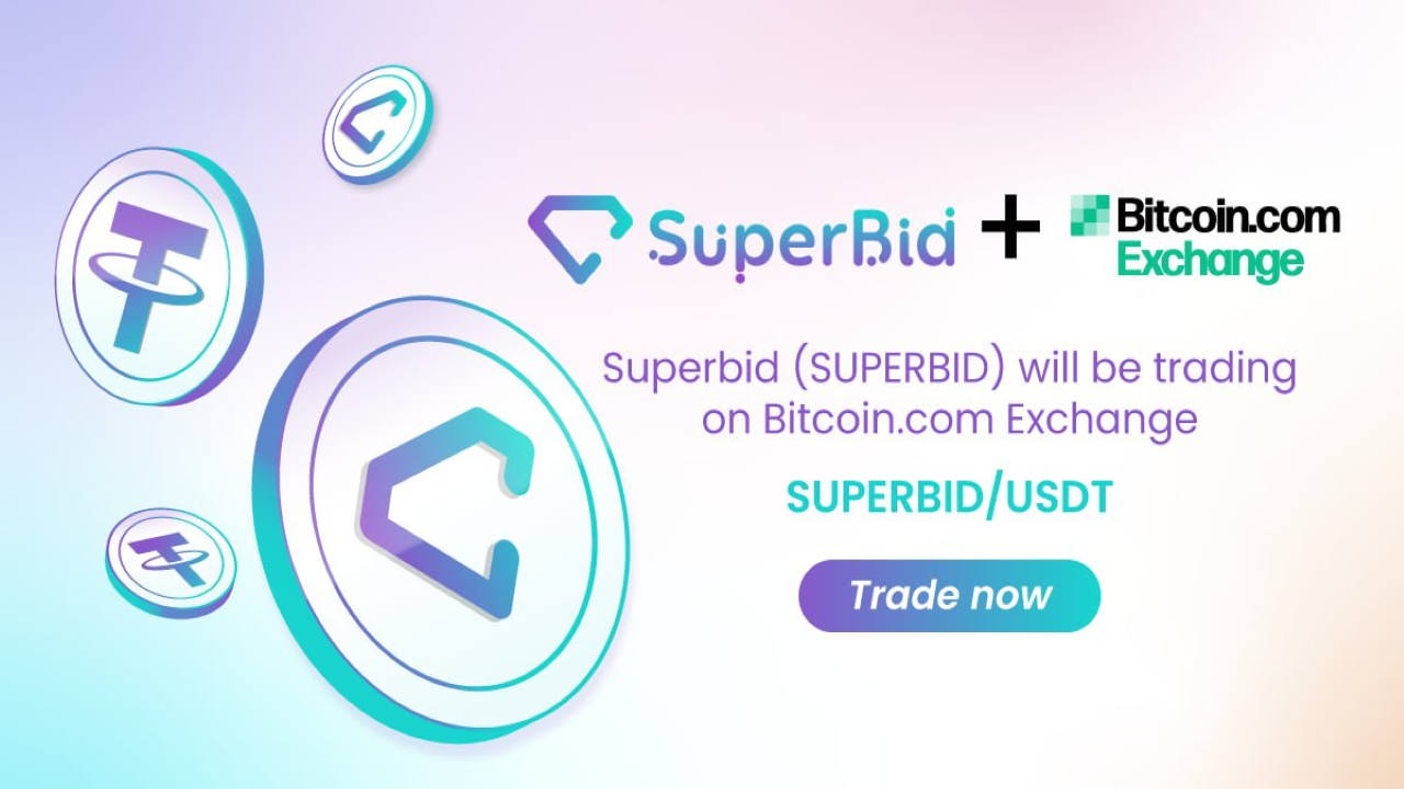SuperBid (SUPERBID) Token Is Now Listed on Bitcoin.com Exchange