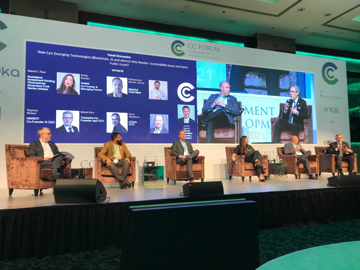 Speakers of Bitcoin SV at CC Forum in Dubai
