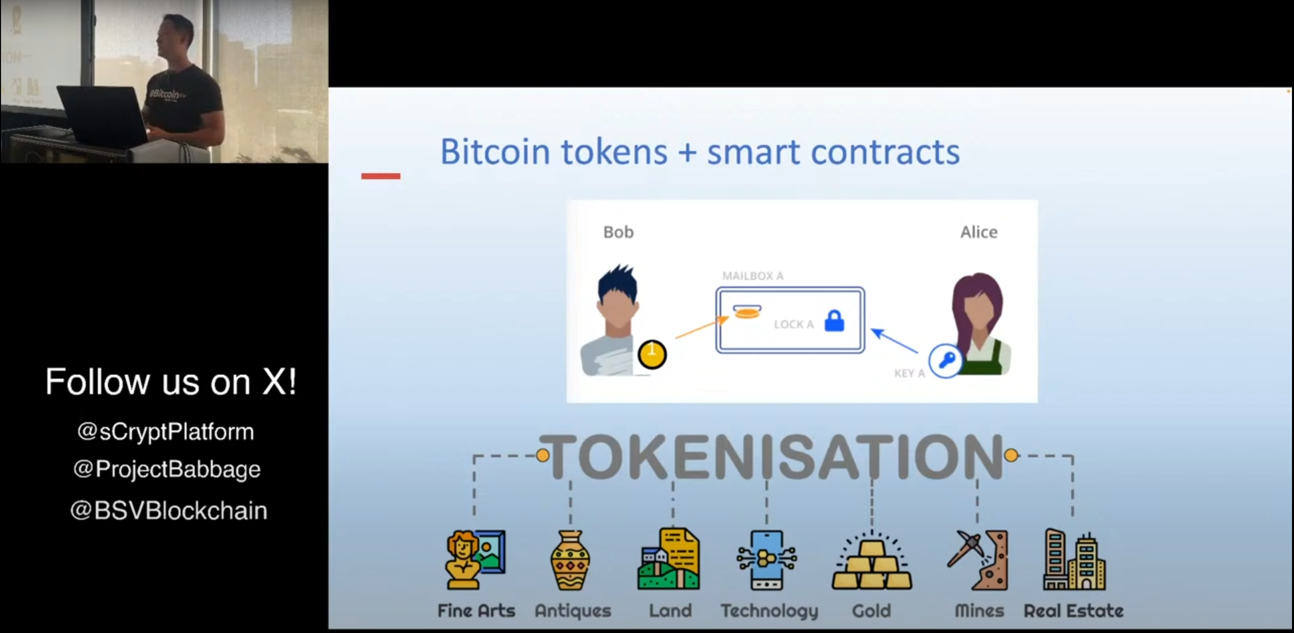 Tokenisation presentation screenshot